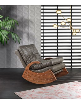 Flex sallanan haki yeşil renk dinlenme - TV  koltuğu