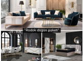 Rodok Düğün Paketi (HEDİYELİ orta sehpa ve kurulum)