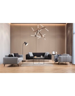 Fabius  Antrasit Koltuk Takımı 3+3+1