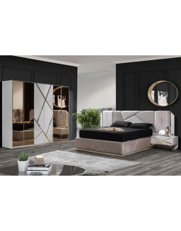 Elmas Yatak Odası Beyaz