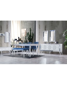 Palermo beyaz Yaşam Odası