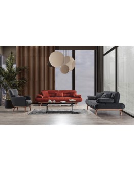 Tesla Ahşap Koltuk Takımı